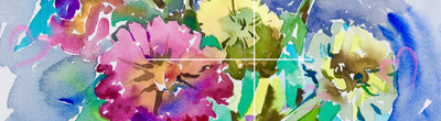 baner kwiaty obraz